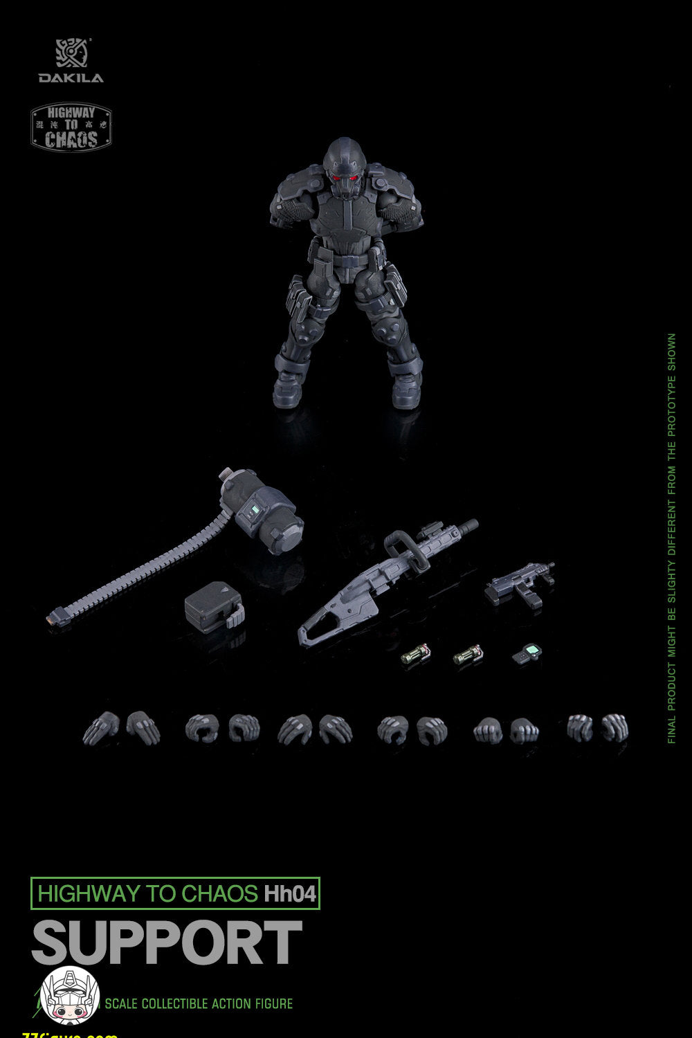 【予約商品】DAKILA 1/18 ハイウェイ・トゥ・カオス HH04 ヘルハウンド・サポート・トルーパー 塗装済み可動フィギュア