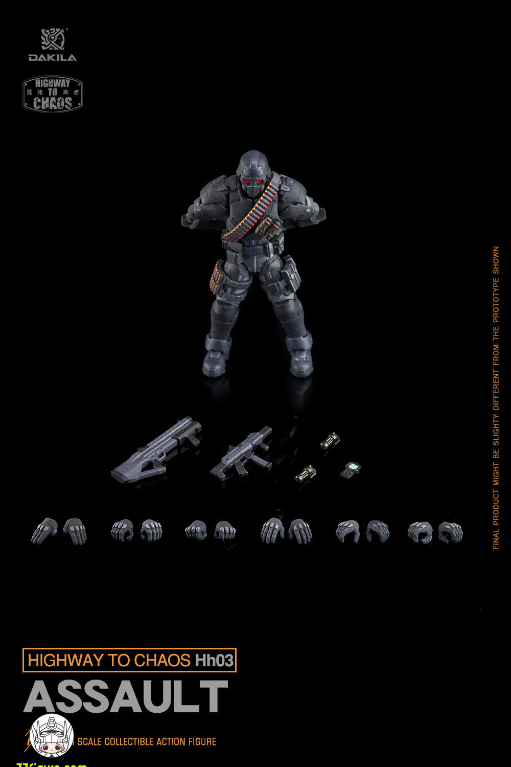 【予約商品】DAKILA 1/18 ハイウェイ・トゥ・カオス HH03 ヘルハウンド・アサルト・トルーパー 塗装済み可動フィギュア
