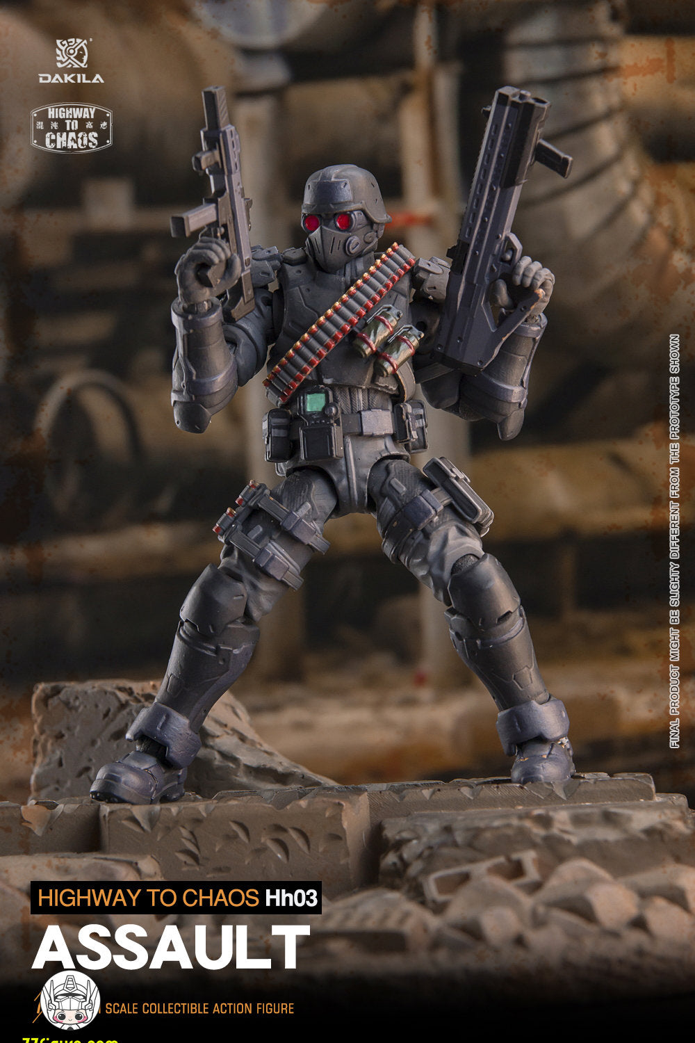 【予約商品】DAKILA 1/18 ハイウェイ・トゥ・カオス HH03 ヘルハウンド・アサルト・トルーパー 塗装済み可動フィギュア