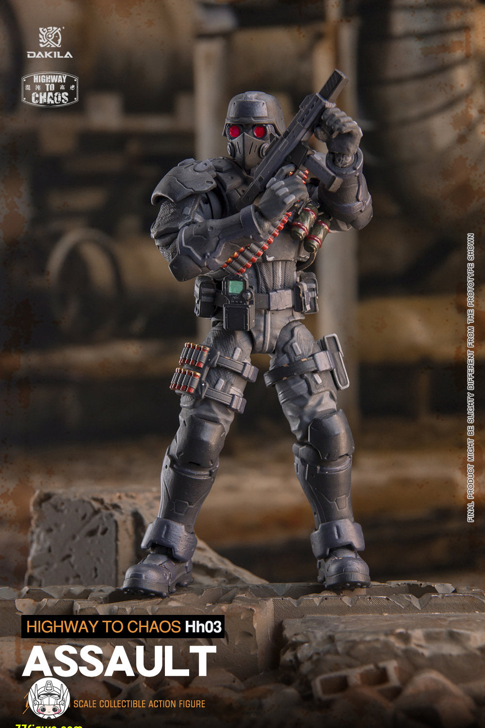 【予約商品】DAKILA 1/18 ハイウェイ・トゥ・カオス HH03 ヘルハウンド・アサルト・トルーパー 塗装済み可動フィギュア