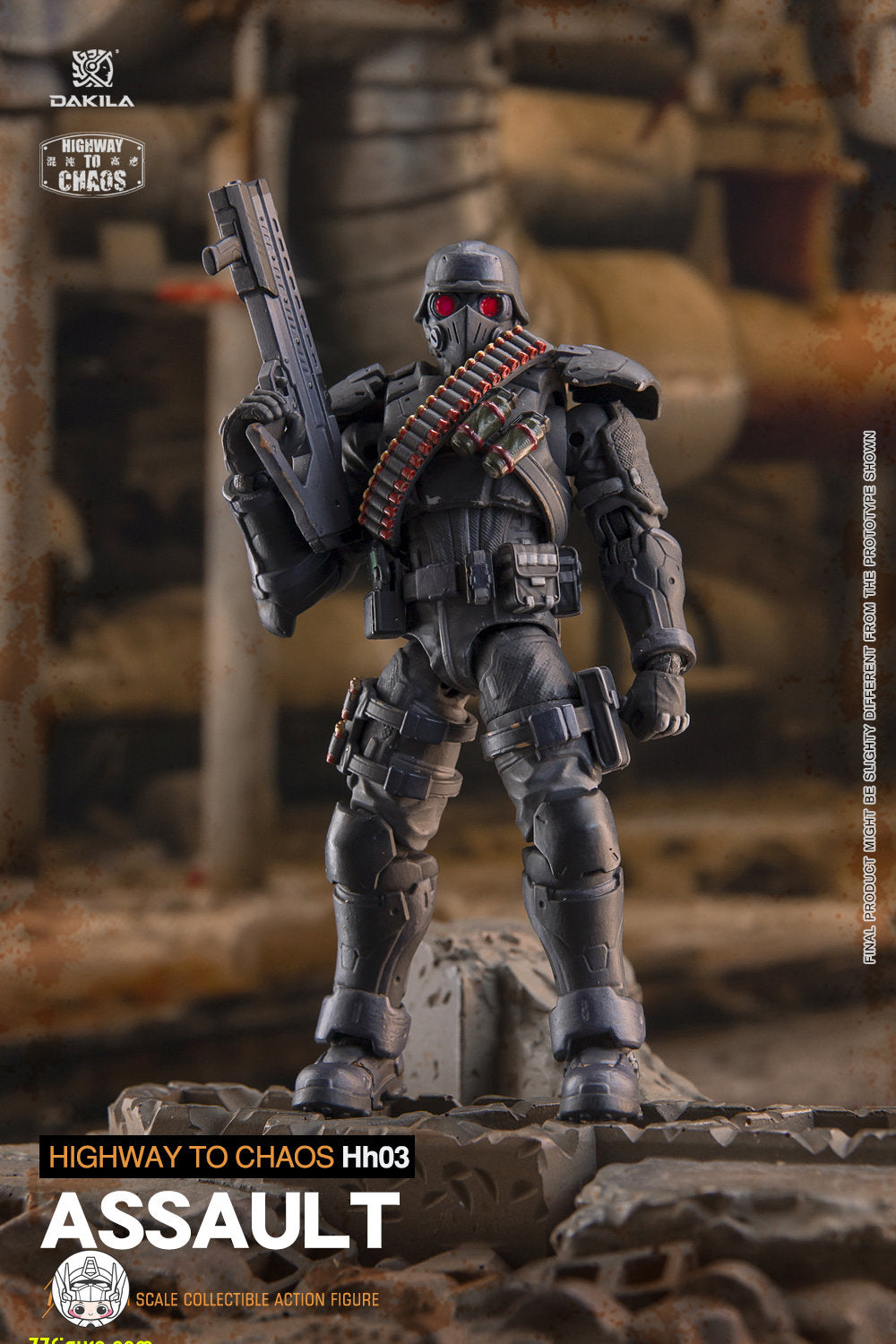 【予約商品】DAKILA 1/18 ハイウェイ・トゥ・カオス HH03 ヘルハウンド・アサルト・トルーパー 塗装済み可動フィギュア