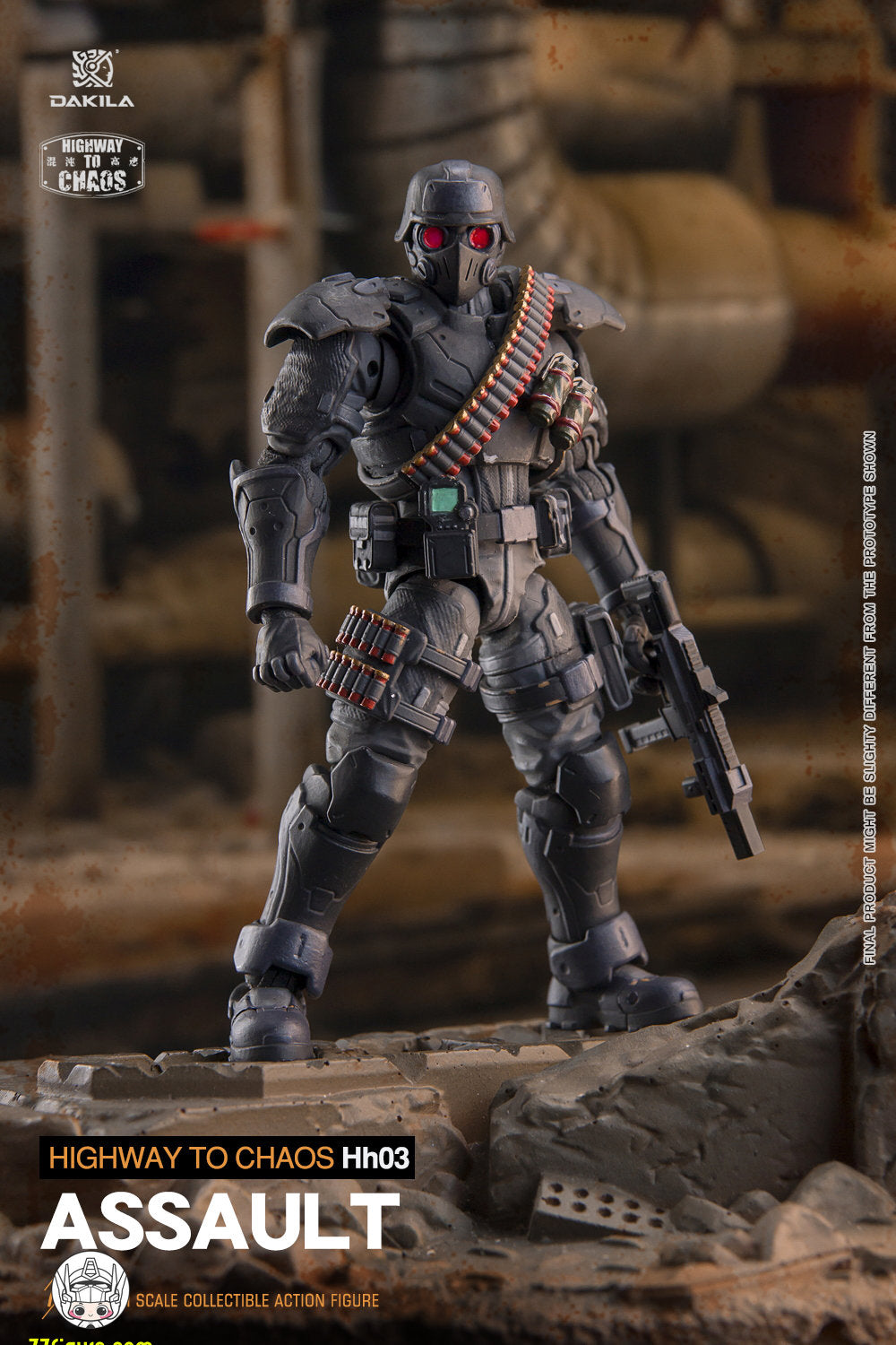 【予約商品】DAKILA 1/18 ハイウェイ・トゥ・カオス HH03 ヘルハウンド・アサルト・トルーパー 塗装済み可動フィギュア