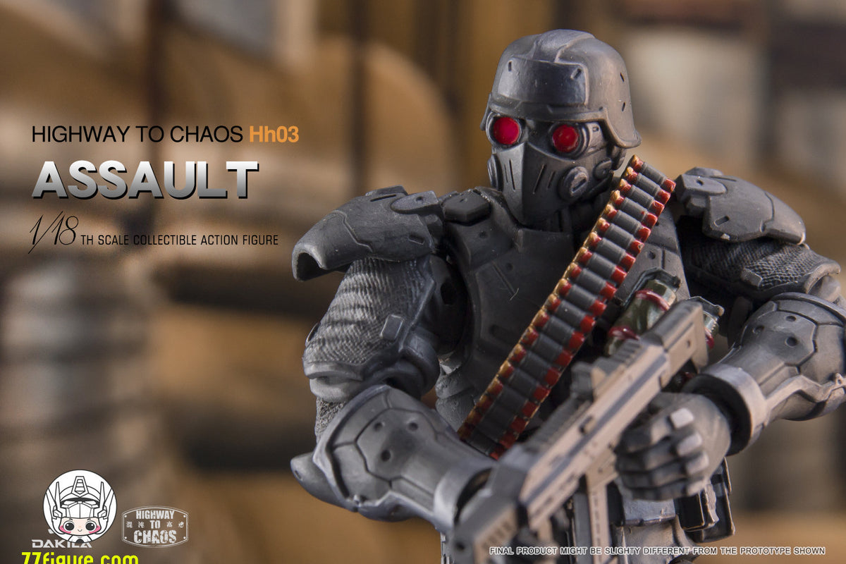 【予約商品】DAKILA 1/18 ハイウェイ・トゥ・カオス HH03 ヘルハウンド・アサルト・トルーパー 塗装済み可動フィギュア
