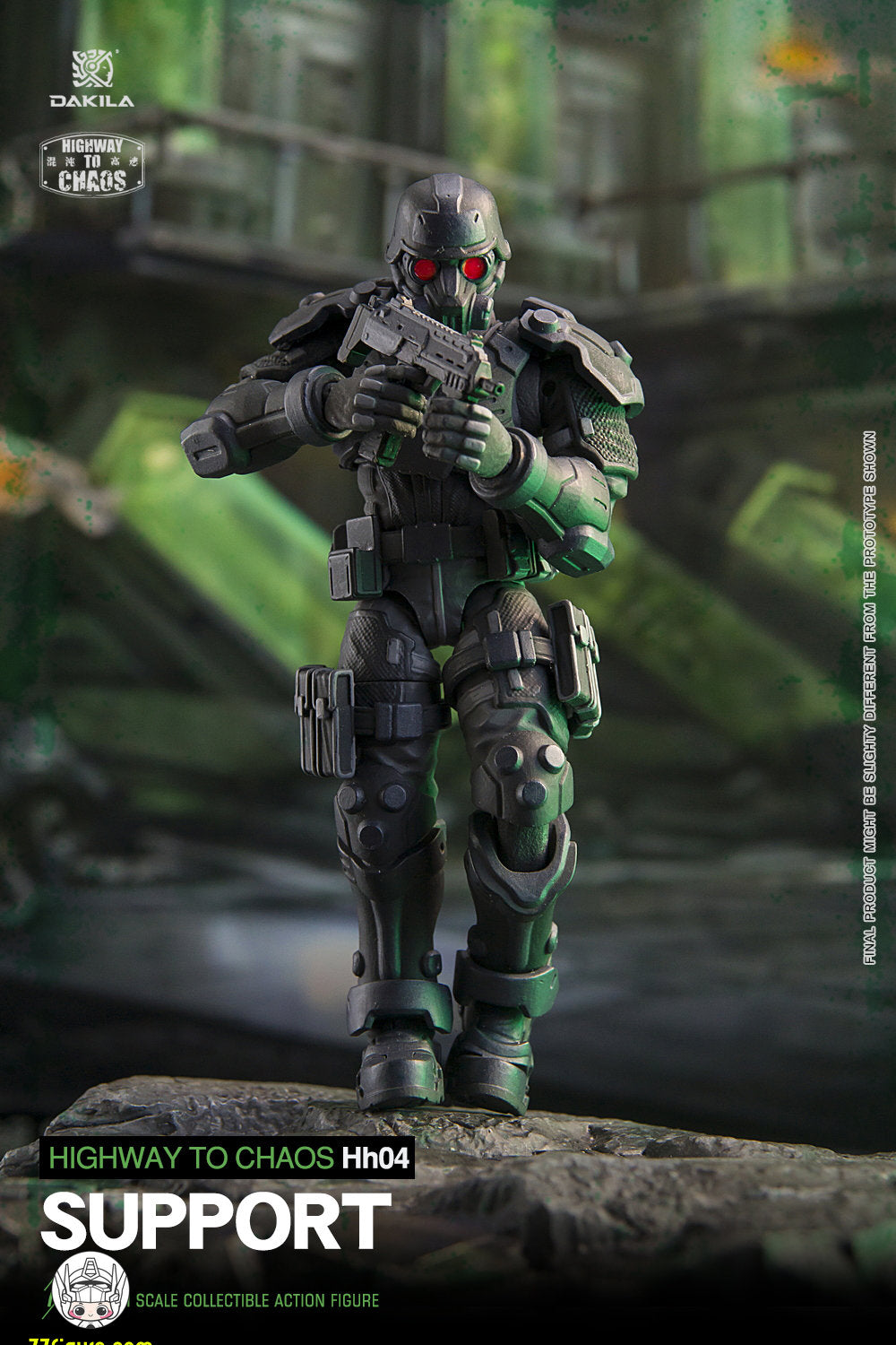 【予約商品】DAKILA 1/18 ハイウェイ・トゥ・カオス HH04 ヘルハウンド・サポート・トルーパー 塗装済み可動フィギュア