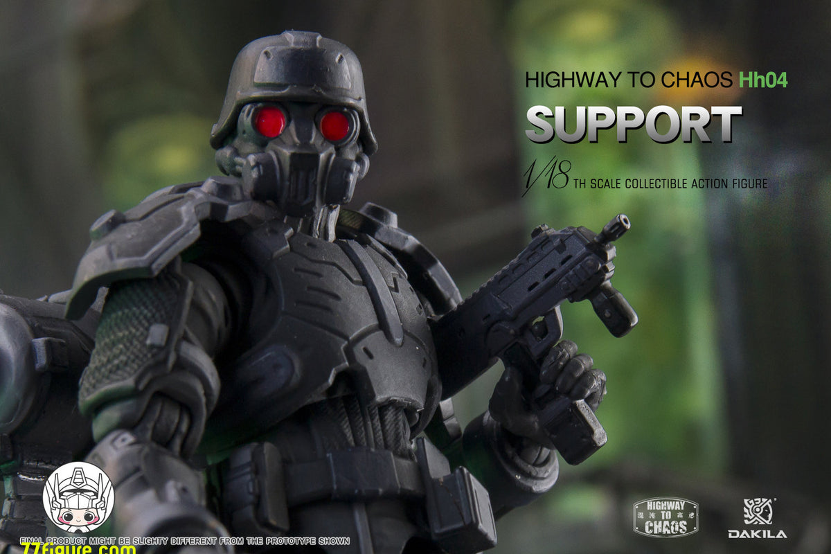【予約商品】DAKILA 1/18 ハイウェイ・トゥ・カオス HH04 ヘルハウンド・サポート・トルーパー 塗装済み可動フィギュア