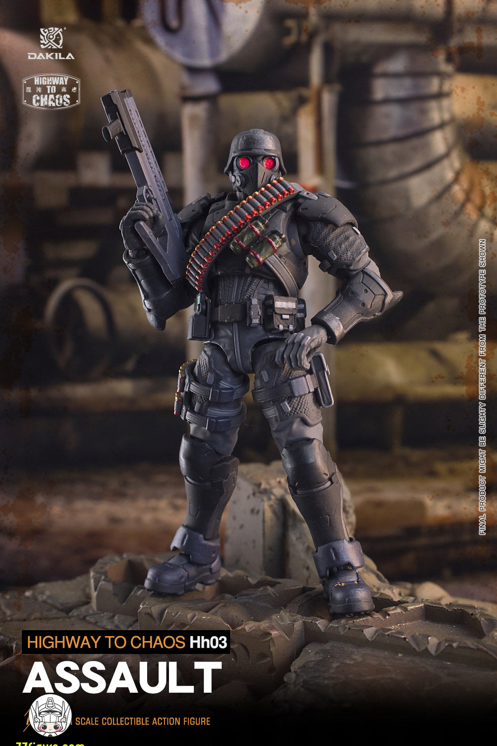 【予約商品】DAKILA 1/18 ハイウェイ・トゥ・カオス HH03 ヘルハウンド・アサルト・トルーパー 塗装済み可動フィギュア