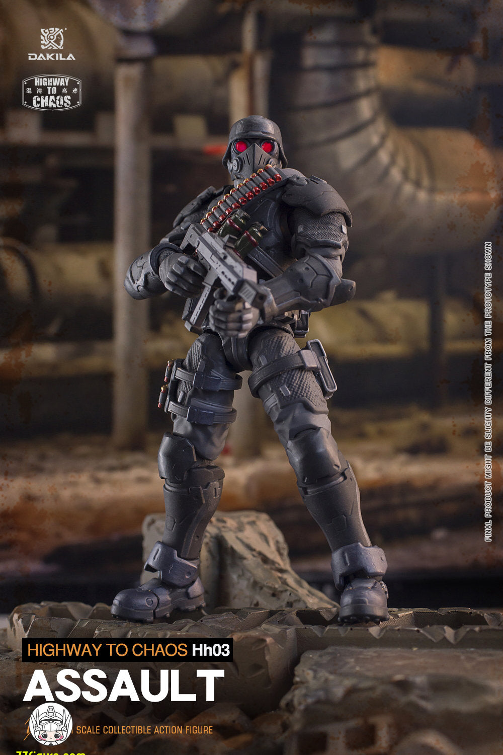 【予約商品】DAKILA 1/18 ハイウェイ・トゥ・カオス HH03 ヘルハウンド・アサルト・トルーパー 塗装済み可動フィギュア