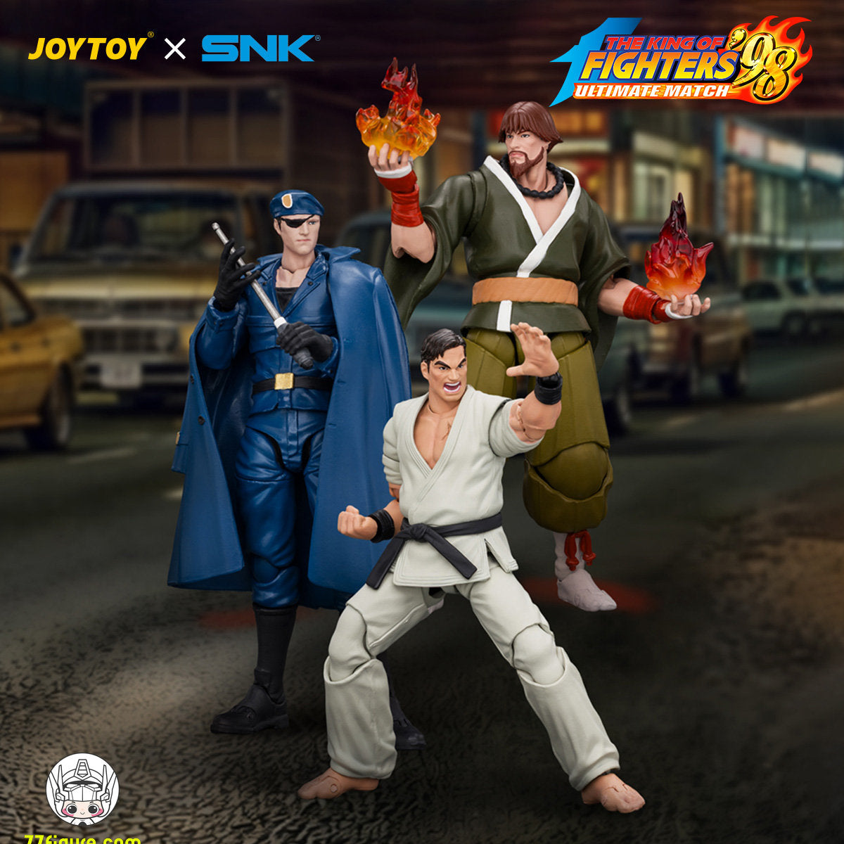 【予約商品】JoyToy 1/18 SNK KOF'98UM マスターチーム 3体セット 塗装済み可動フィギュア