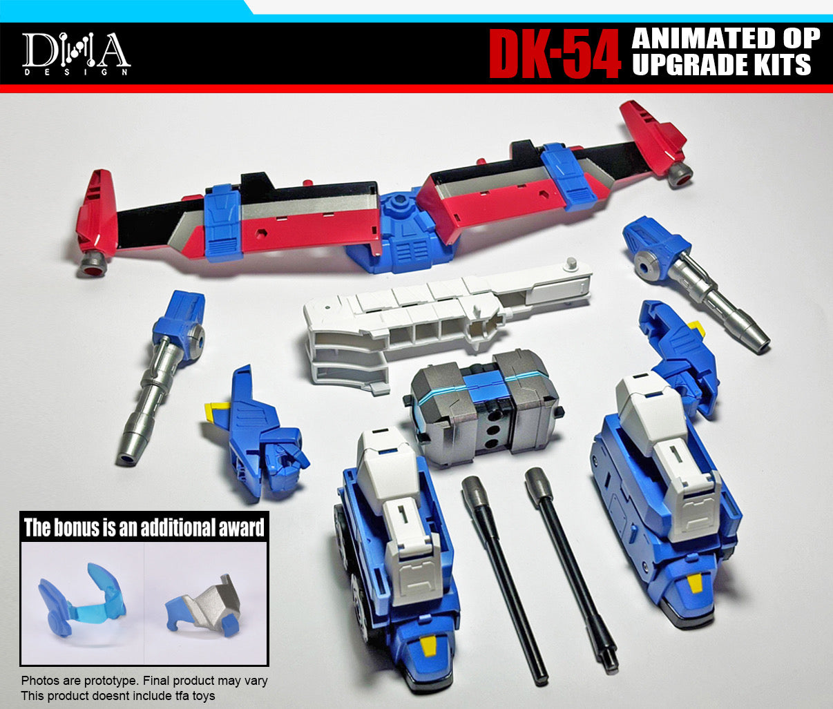 【先行販売】DNA Design DK-54 アニメイテッド オプティマス プライム用 アップグレード キット（特典付き）