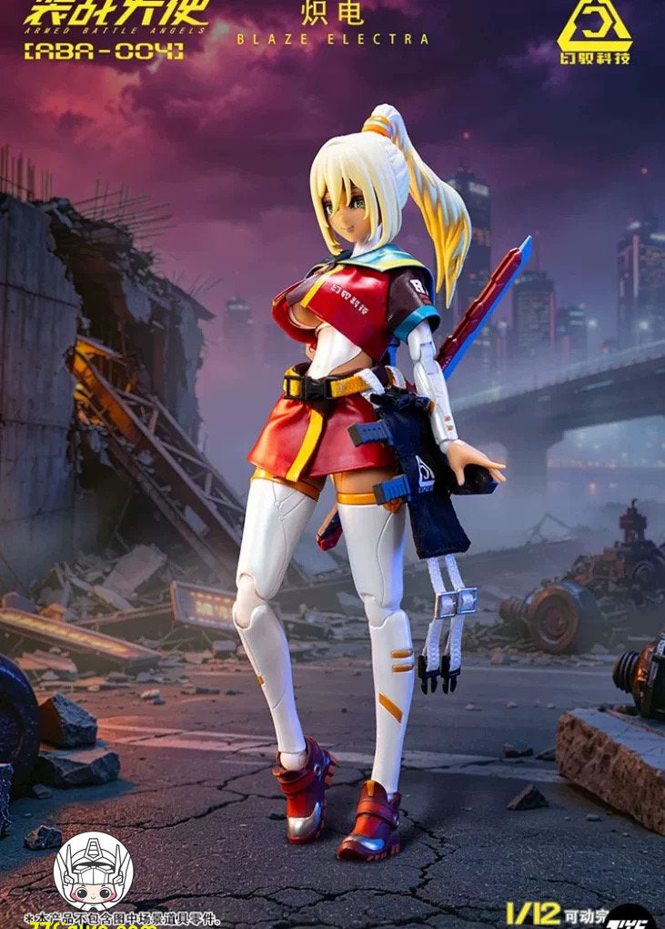 【予約商品】Loscont 1/12 装戦天使 隊長 ABA-004 フレアボルト 塗装済み可動フィギュア