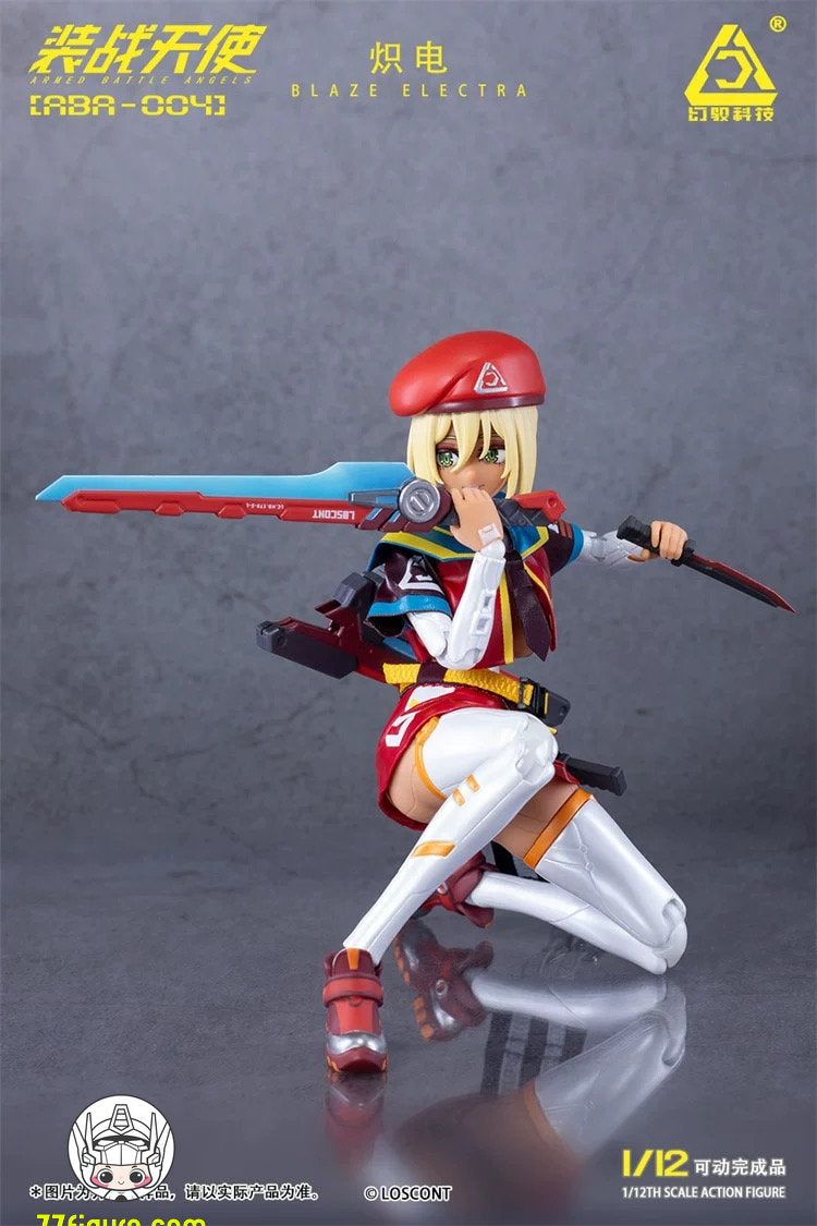 【予約商品】Loscont 1/12 装戦天使 隊長 ABA-004 フレアボルト 塗装済み可動フィギュア