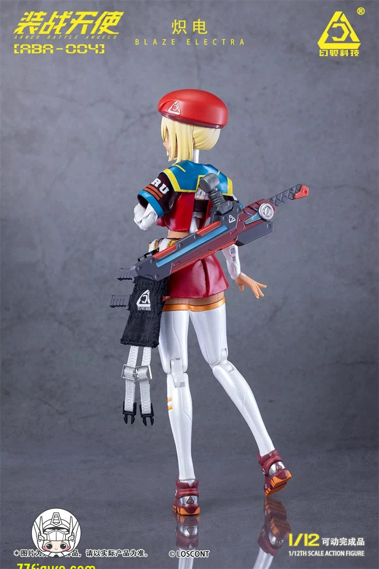 【予約商品】Loscont 1/12 装戦天使 隊長 ABA-004 フレアボルト 塗装済み可動フィギュア