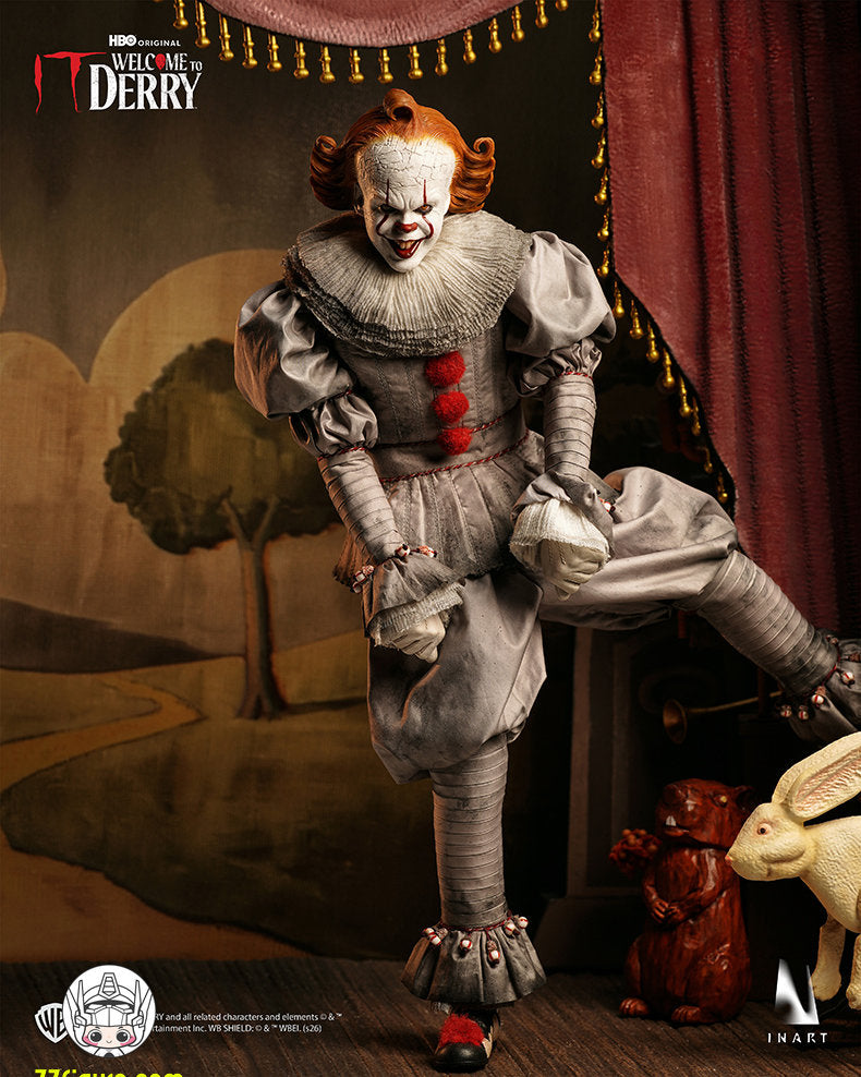 【予約商品】INART 1/6 AgA039 『IT／イット: ウェルカム・トゥ・デリー』 ペニーワイズ 双頭Ver. 塗装済み可動フィギュア