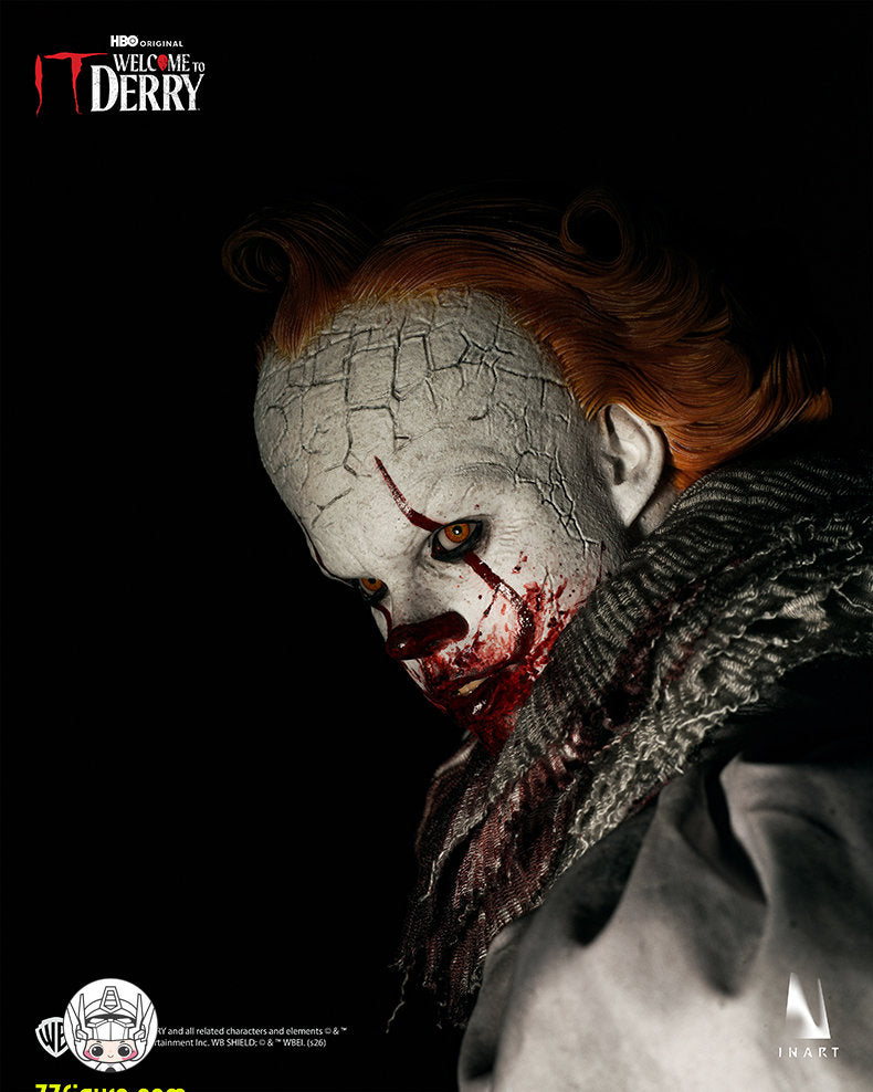 【予約商品】INART 1/6 AgA039 『IT／イット: ウェルカム・トゥ・デリー』 ペニーワイズ 双頭Ver. 塗装済み可動フィギュア