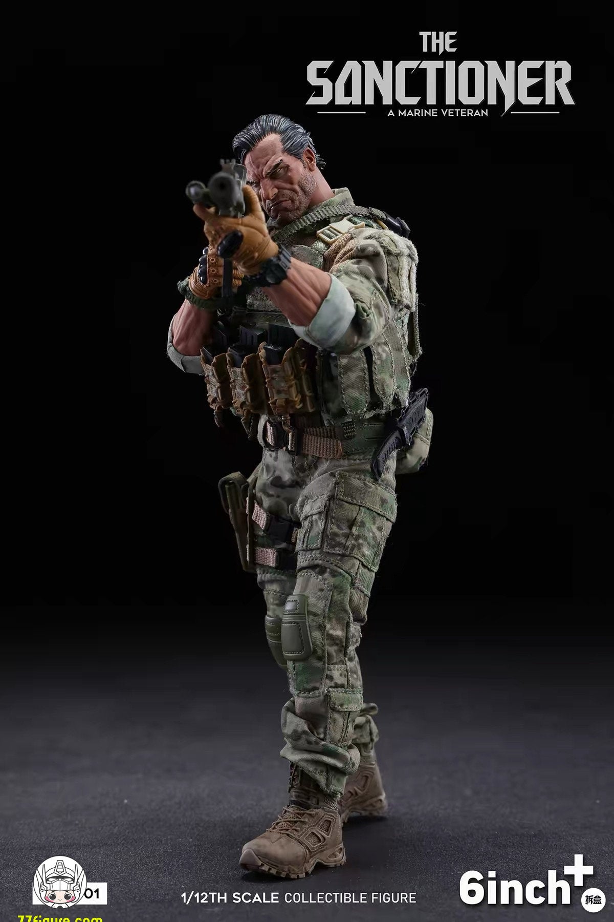 【予約商品】6Inchplus 1/12 SS001 サンクショナー 塗装済み可動フィギュア