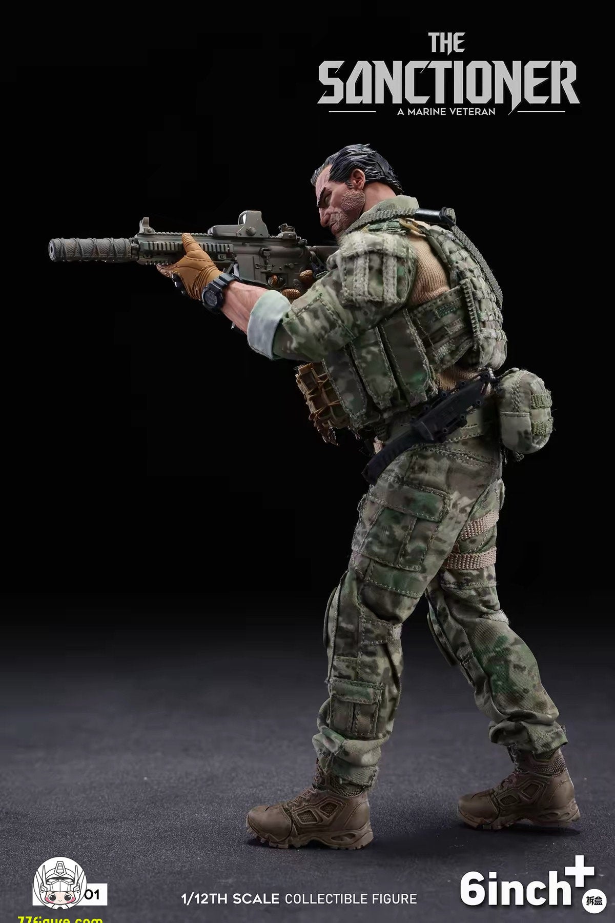 【予約商品】6Inchplus 1/12 SS001 サンクショナー 塗装済み可動フィギュア