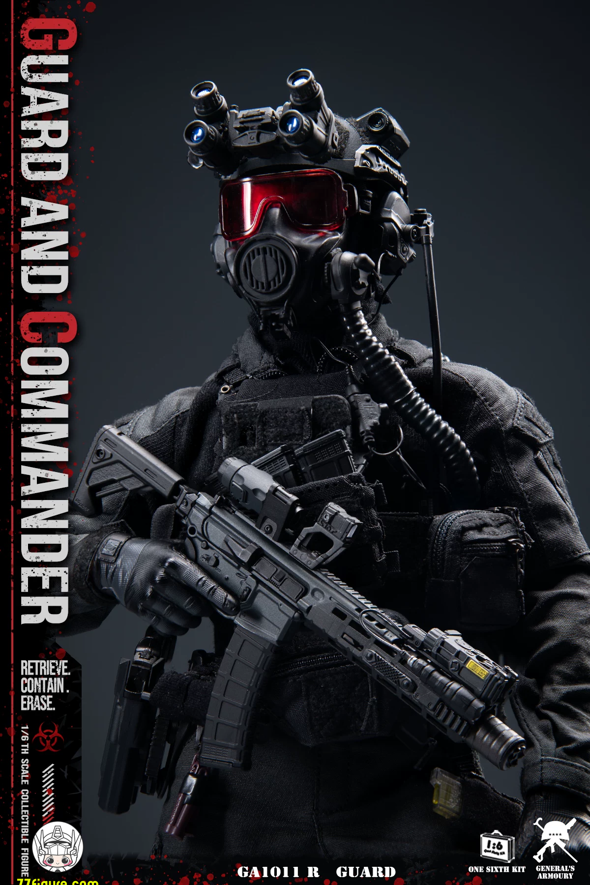 【予約商品】General's Armoury 1/6 『バイオハザード』USS HUNK 通常版 塗装済み可動フィギュア