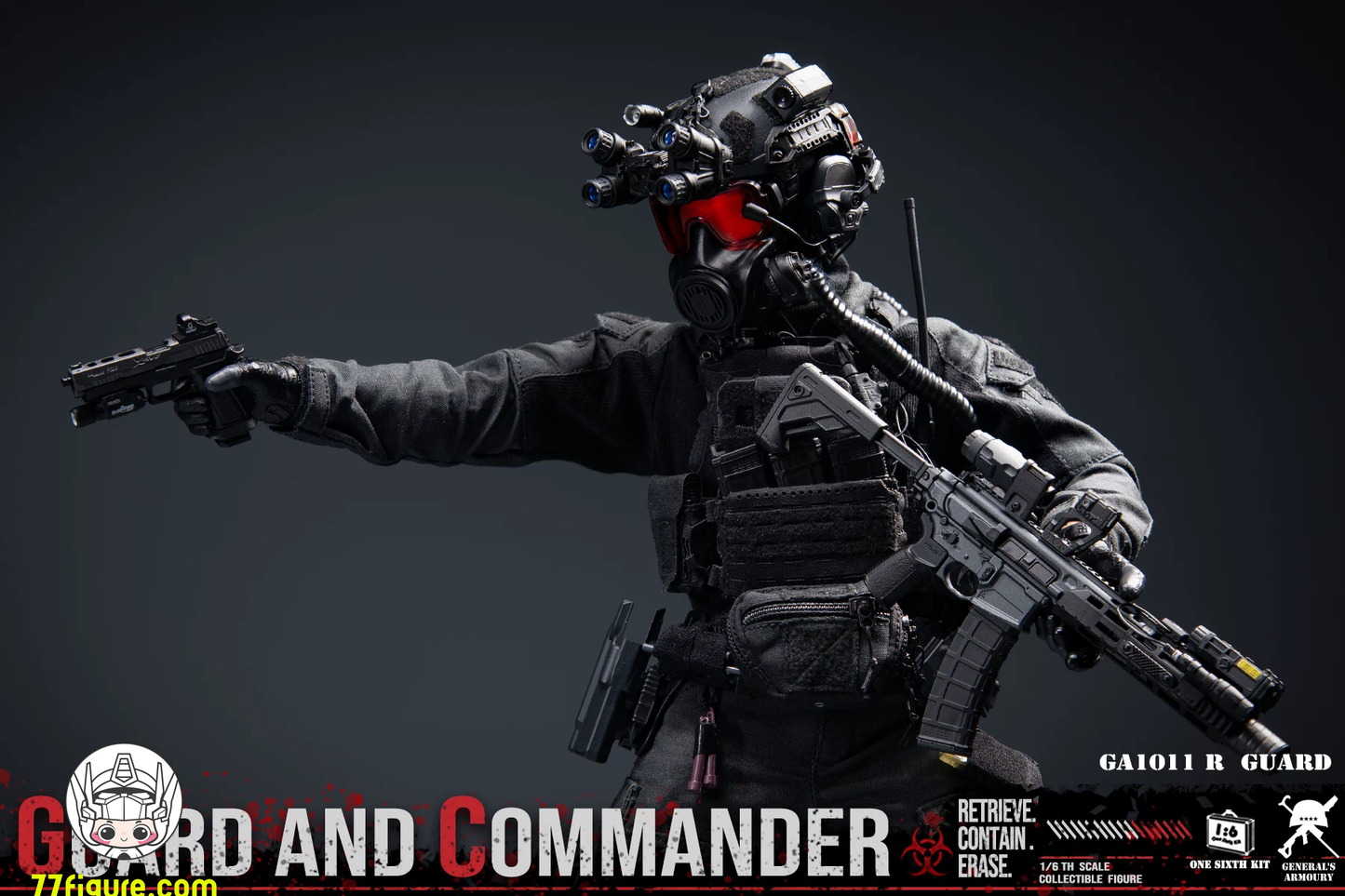 【予約商品】General's Armoury 1/6 『バイオハザード』USS HUNK 通常版 塗装済み可動フィギュア