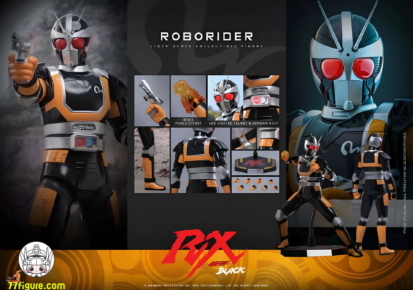 【予約商品】Hot Toys 1/6『仮面ライダーBLACK RX』ロボライダー LED付き 塗装済み可動フィギュア