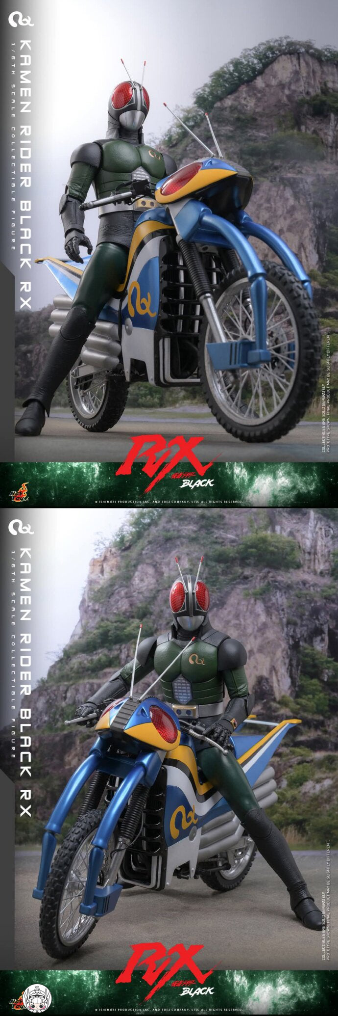 【予約商品】Hot Toys 1/6『仮面ライダーBLACK RX』 LED付き 塗装済み可動フィギュア