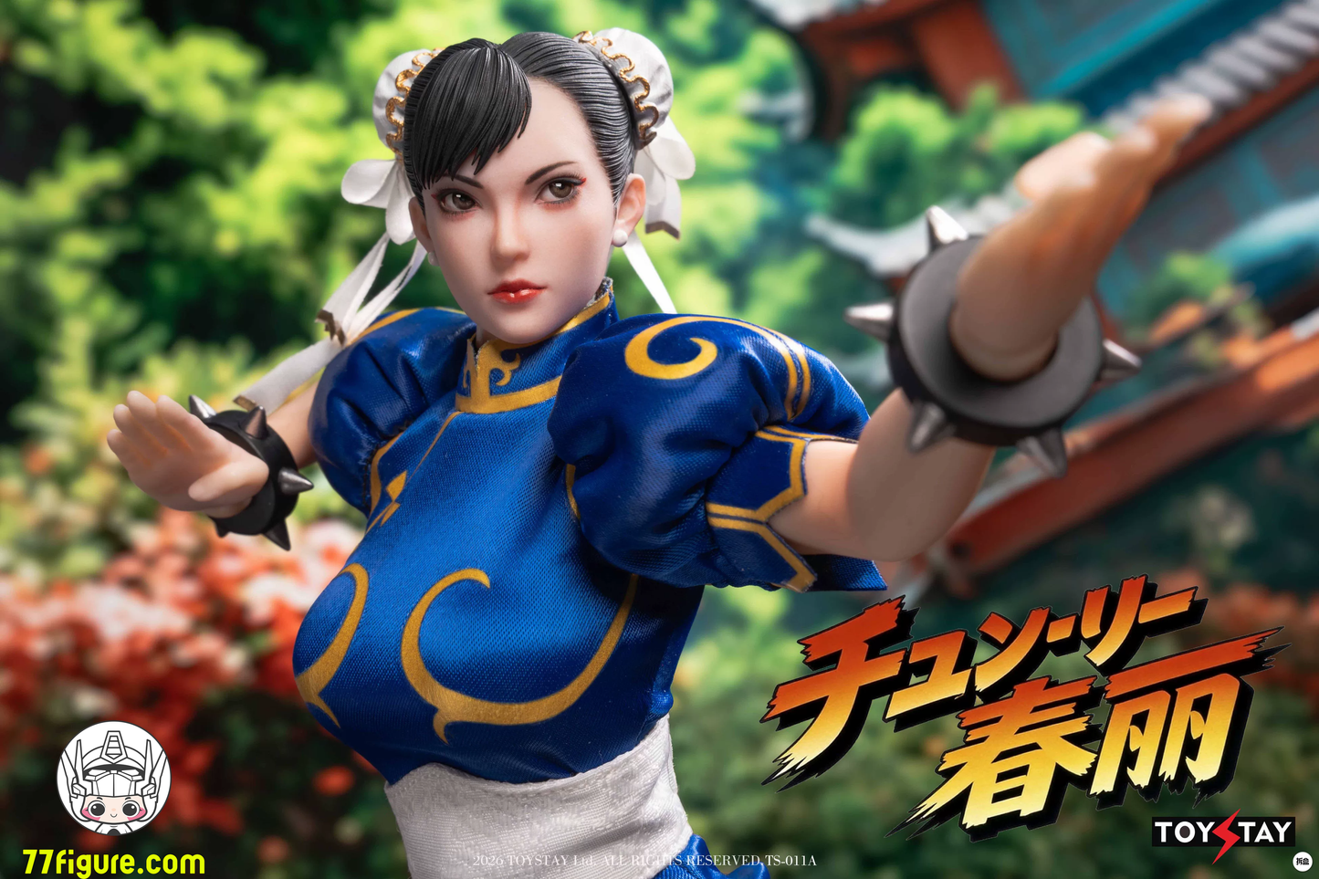 【予約商品】TOYSTAY 1/6 TS-011A ストリートファイター 春麗 ブルーVer. 塗装済み可動フィギュア
