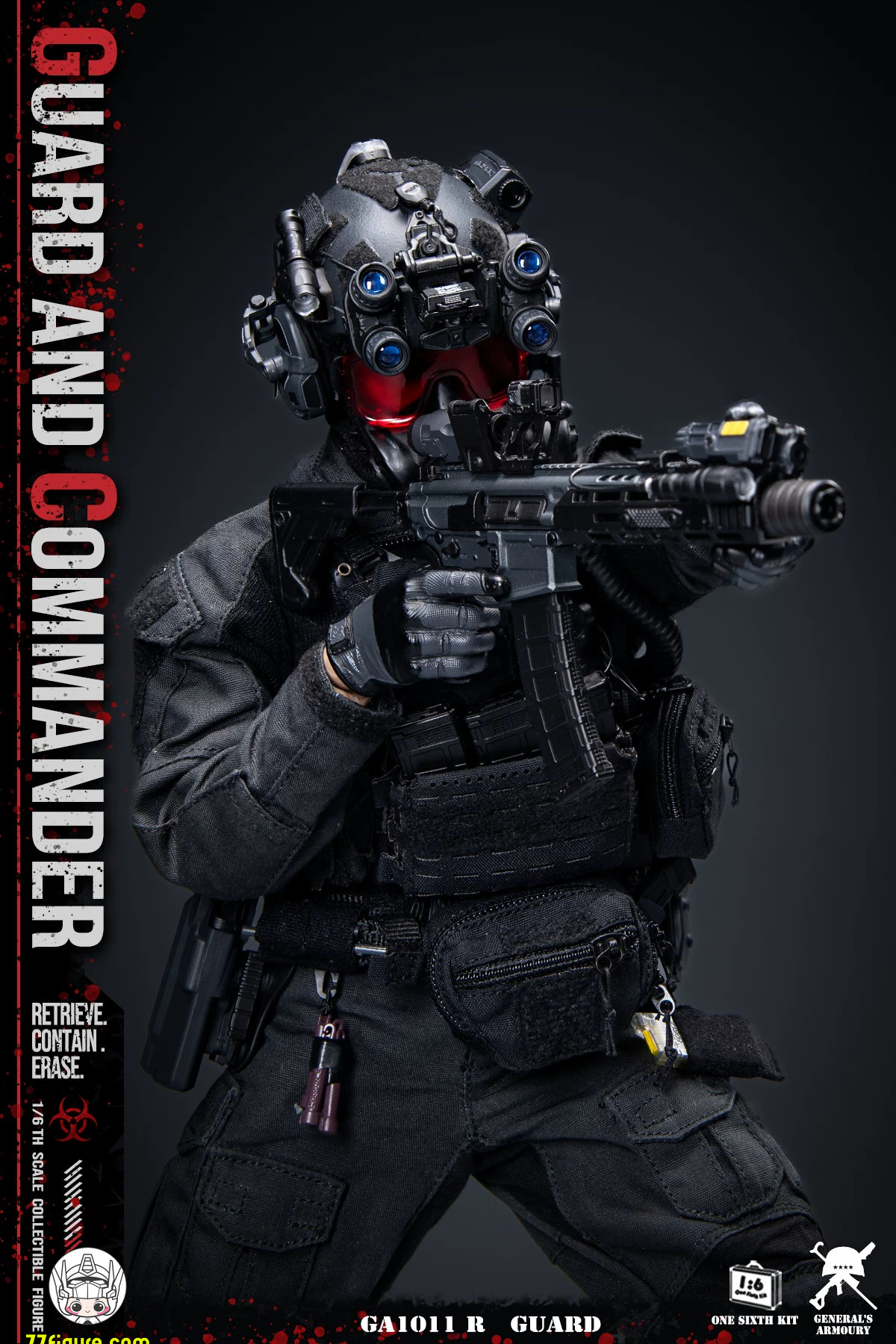 【予約商品】General's Armoury 1/6 『バイオハザード』USS HUNK 通常版 塗装済み可動フィギュア