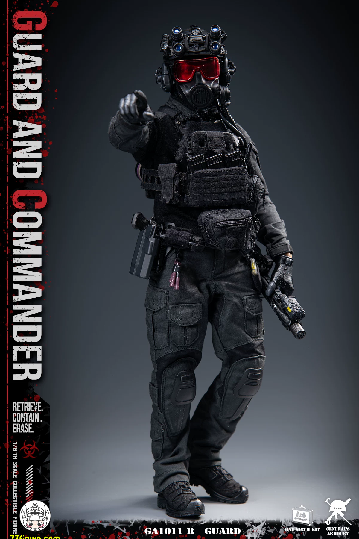 【予約商品】General's Armoury 1/6 『バイオハザード』USS HUNK 通常版 塗装済み可動フィギュア