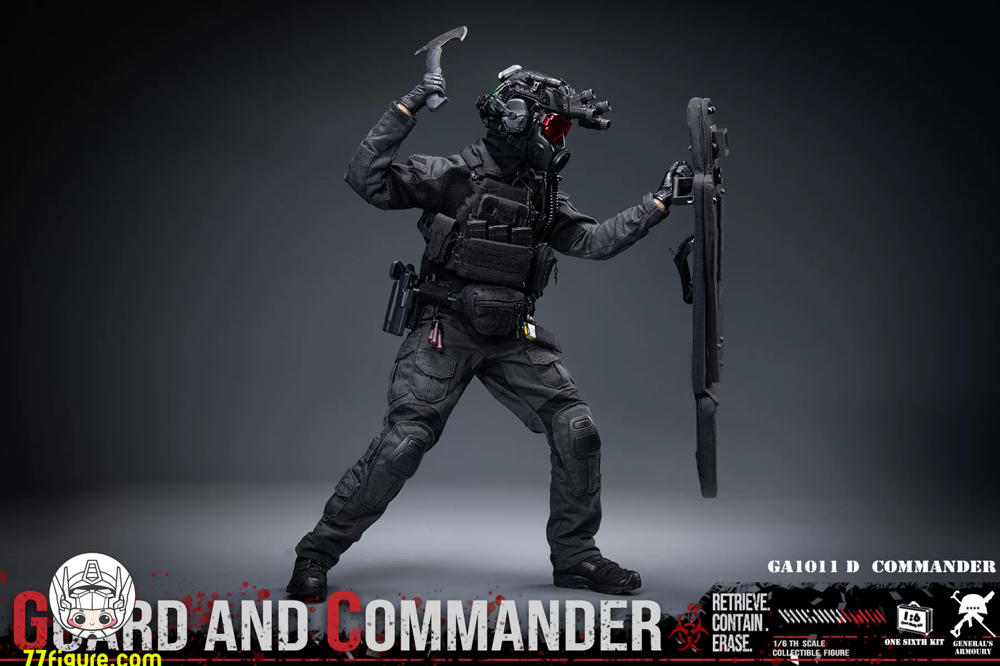 【予約商品】General's Armoury 1/6 『バイオハザード』USS HUNK 豪華版 塗装済み可動フィギュア
