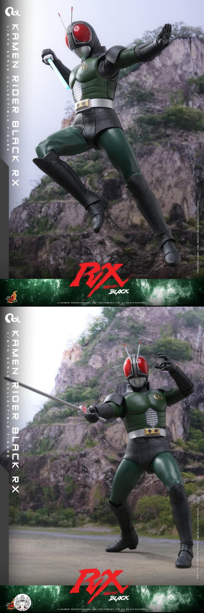 Hot Toys 1/6『仮面ライダーBLACK RX』 LED付き 塗装済み可動