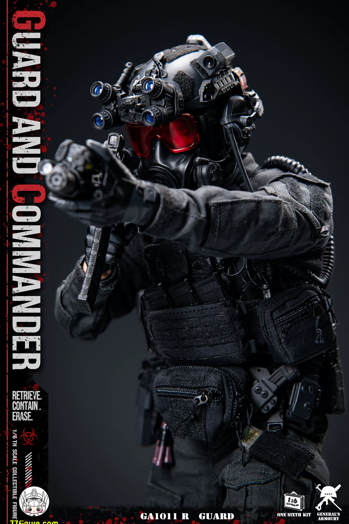 【予約商品】General's Armoury 1/6 『バイオハザード』USS HUNK 通常版 塗装済み可動フィギュア