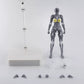 【予約商品】KEEPGOING 1/12 女性筋肉モデル 超可動ドール グレーカラーVer. 塗装済み可動フィギュア