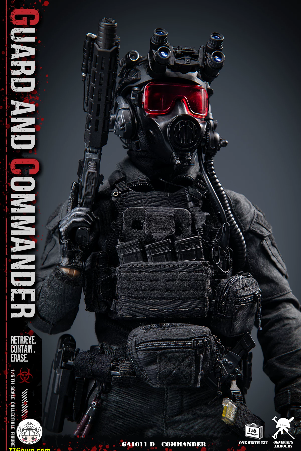 【予約商品】General's Armoury 1/6 『バイオハザード』USS HUNK 豪華版 塗装済み可動フィギュア