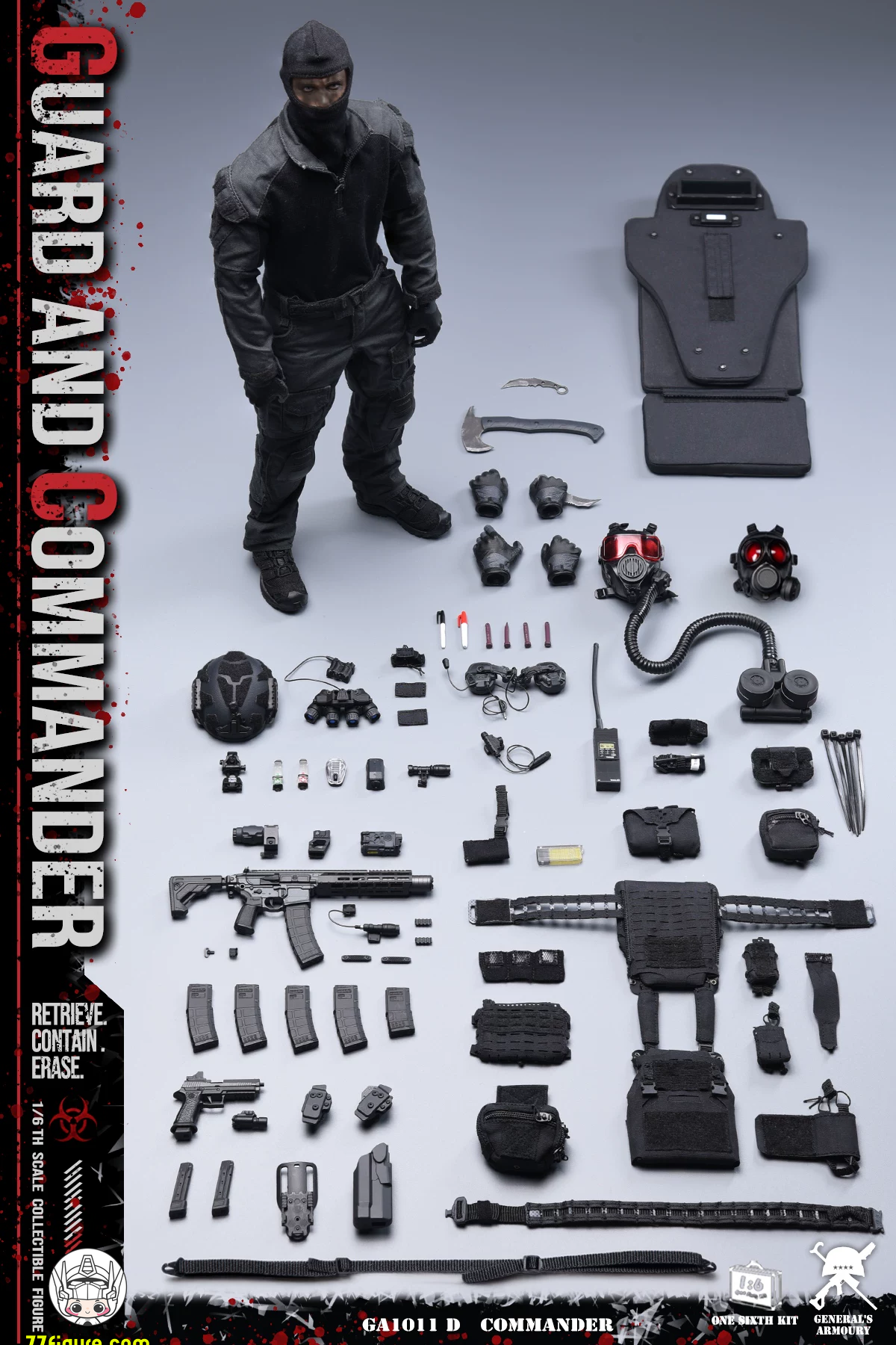 【予約商品】General's Armoury 1/6 『バイオハザード』USS HUNK 豪華版 塗装済み可動フィギュア
