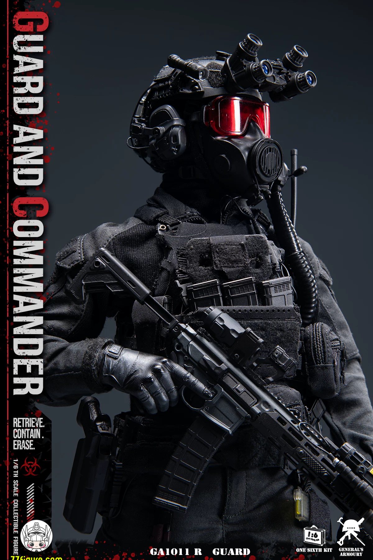 【予約商品】General's Armoury 1/6 『バイオハザード』USS HUNK 通常版 塗装済み可動フィギュア