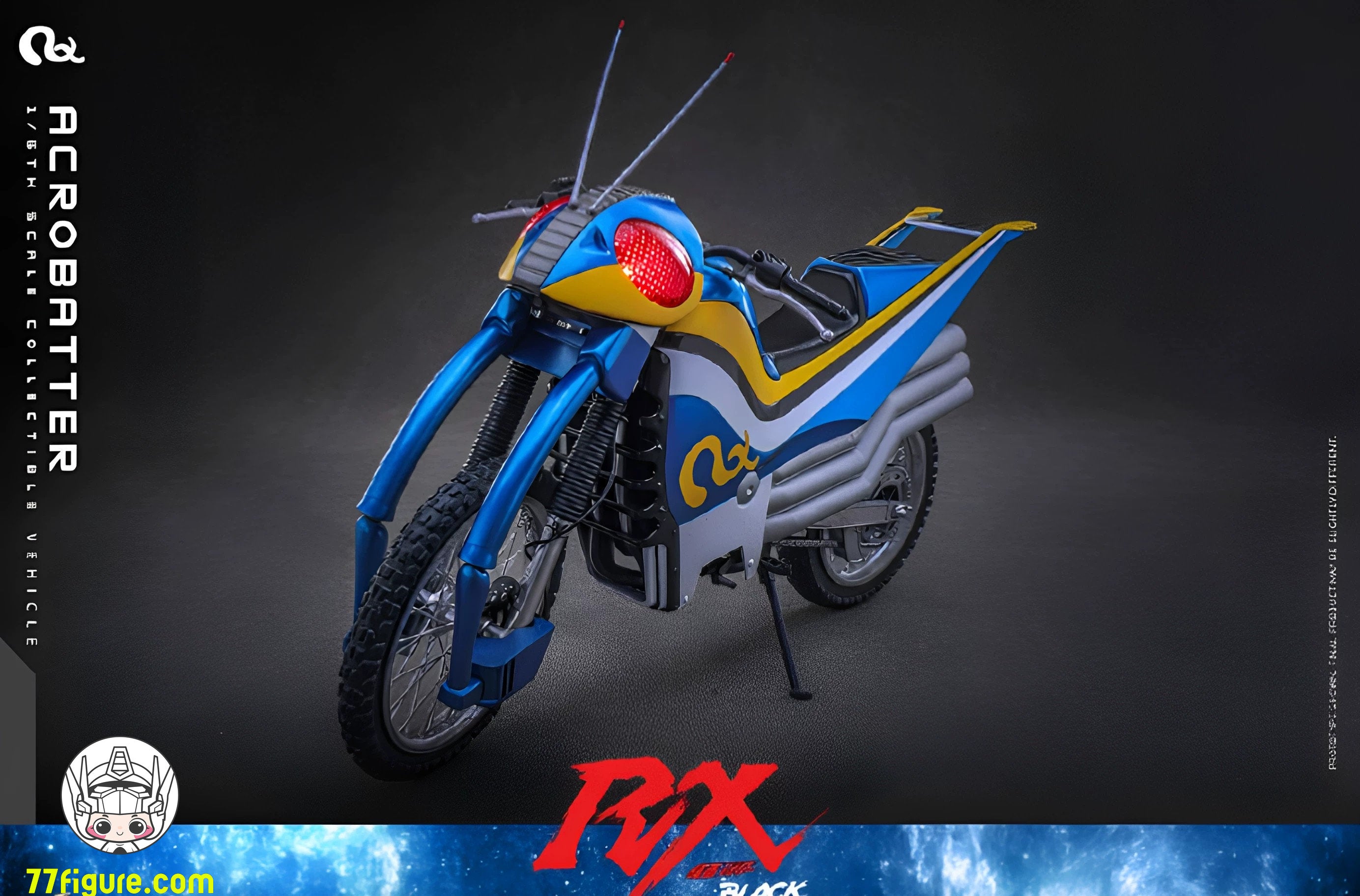 Hot Toys 1/6『仮面ライダーBLACK RX』アクロバッター LED付き 塗装