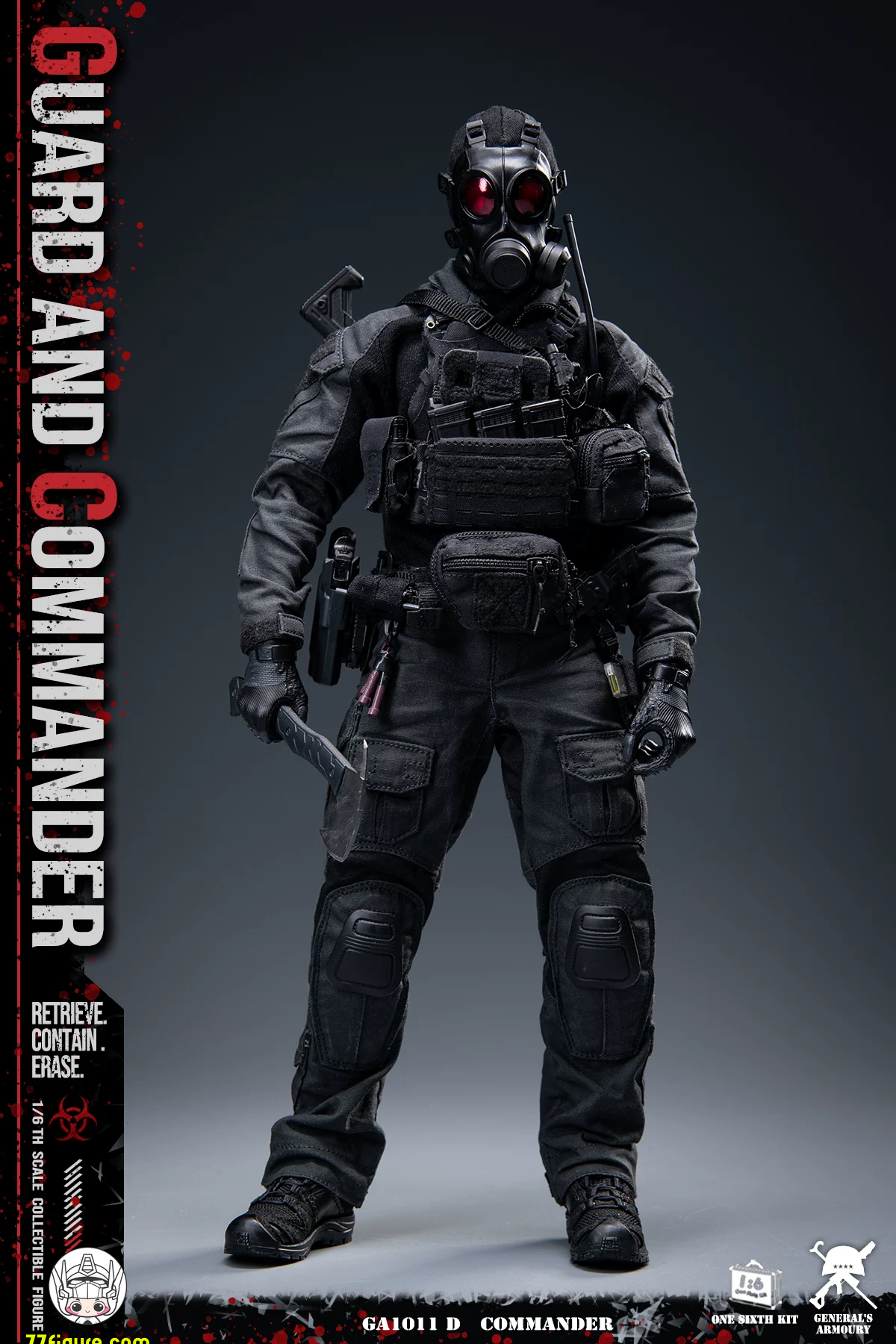 【予約商品】General's Armoury 1/6 『バイオハザード』USS HUNK 豪華版 塗装済み可動フィギュア