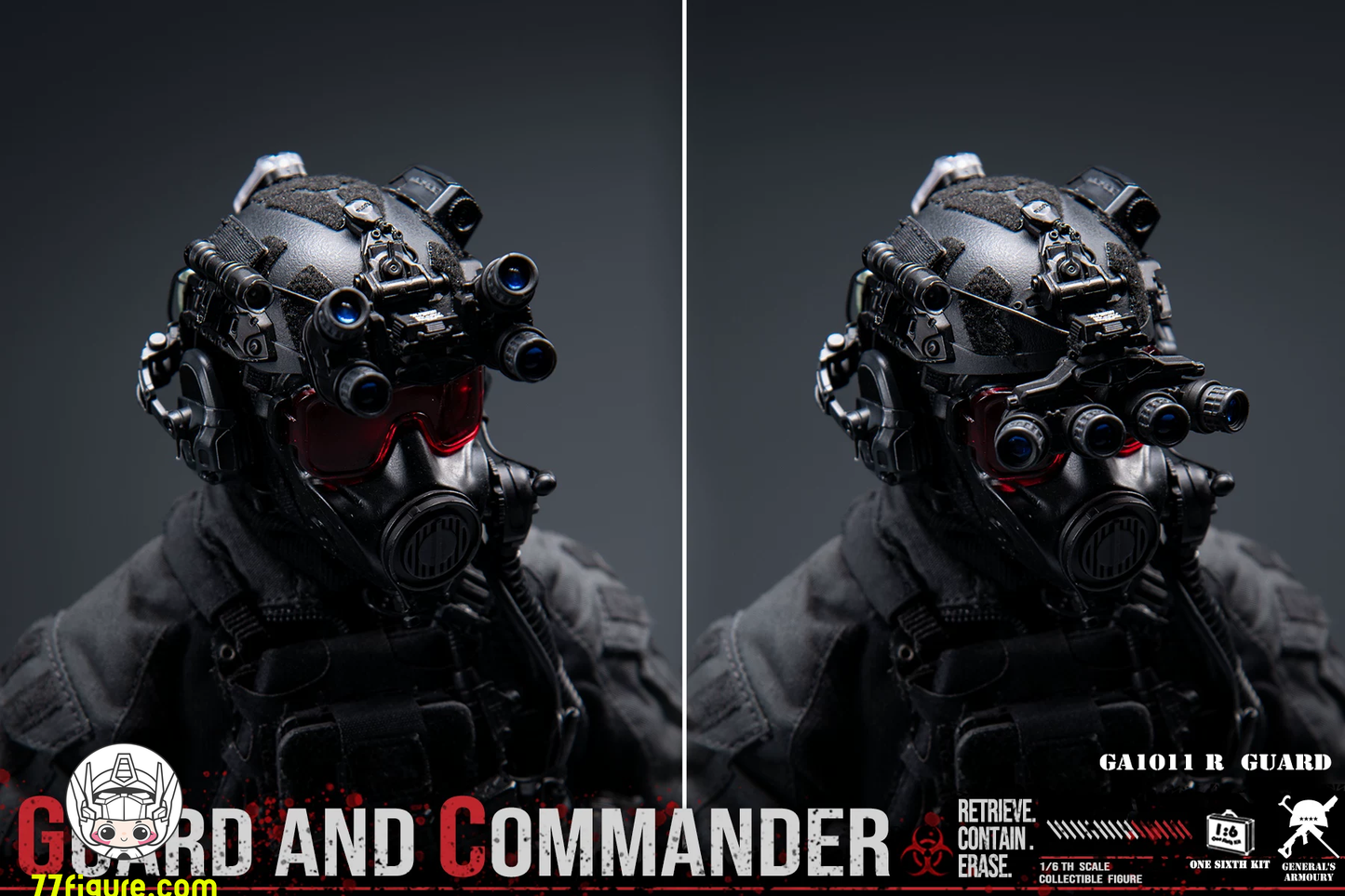 【予約商品】General's Armoury 1/6 『バイオハザード』USS HUNK 通常版 塗装済み可動フィギュア