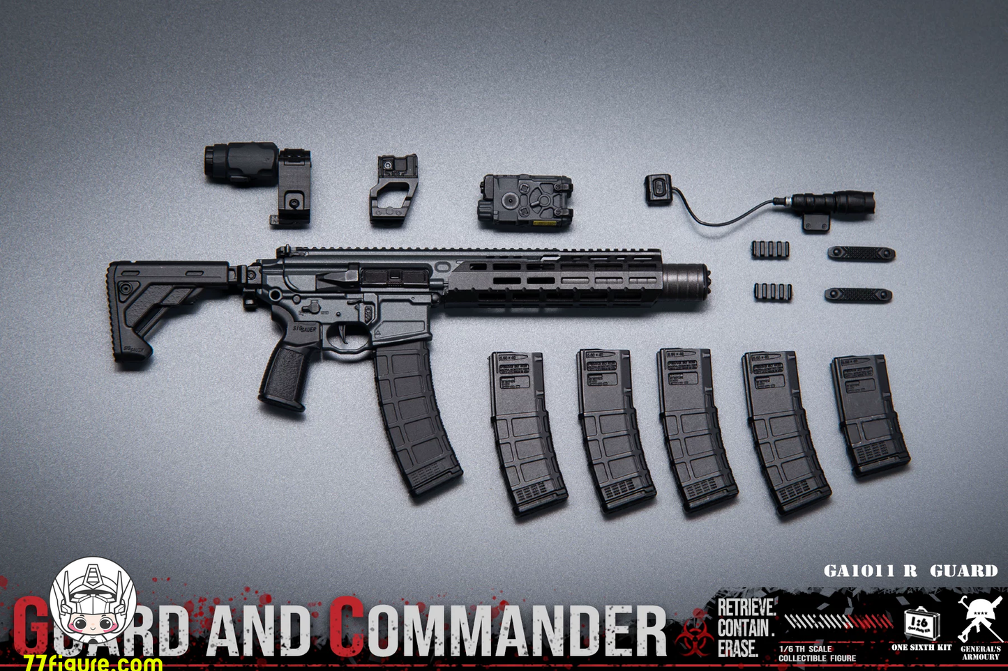 【予約商品】General's Armoury 1/6 『バイオハザード』USS HUNK 通常版 塗装済み可動フィギュア
