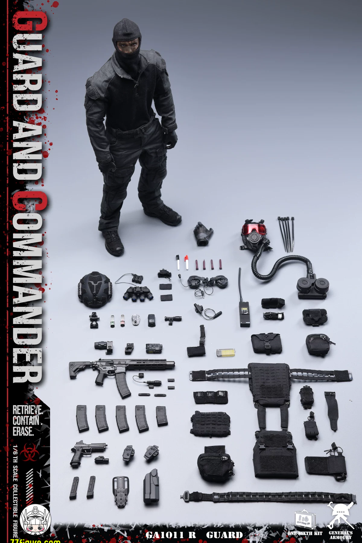 【予約商品】General's Armoury 1/6 『バイオハザード』USS HUNK 通常版 塗装済み可動フィギュア