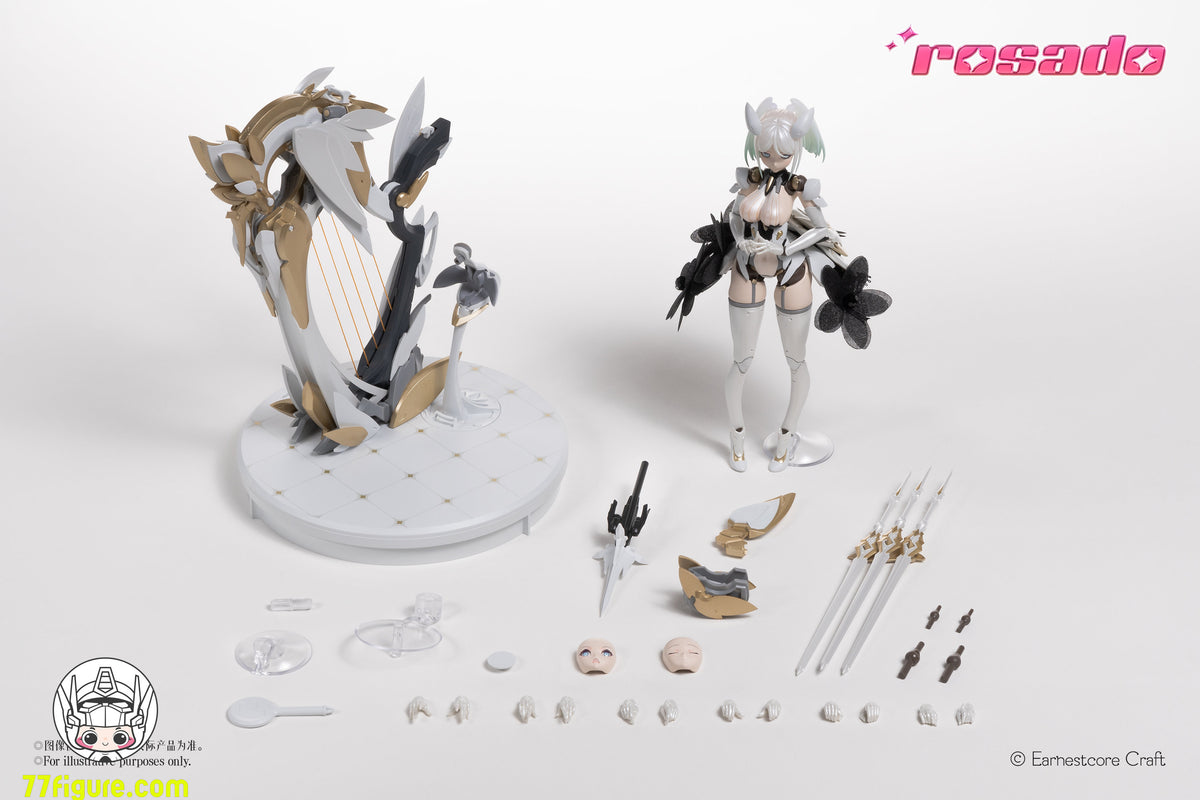 【予約商品】核誠治造 Earnestcore Craft 1/10 「ロサ計画ROSADO」 星花•薔薇（スターフラワー・ローズ）塗装済み可動フィギュア