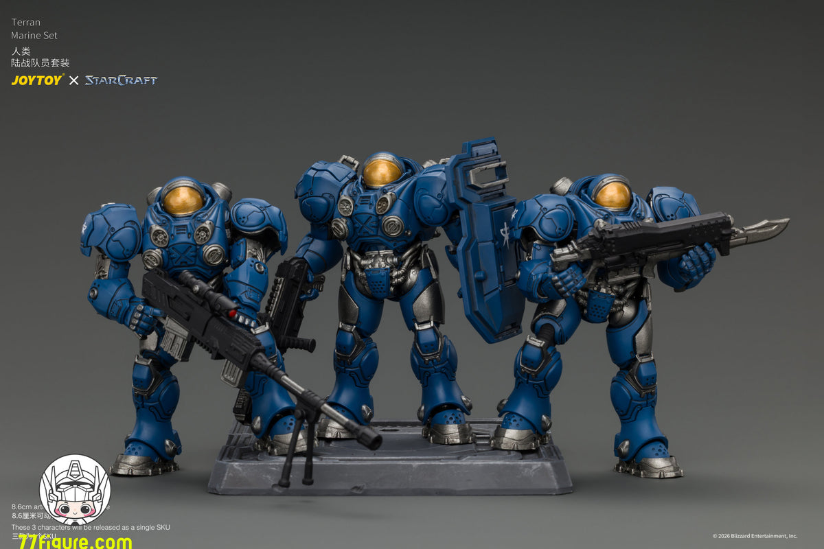 【予約商品】ジョイトイ JoyToy 1/25 スタークラフト テラン・マリーン セット 塗装済み可動フィギュア