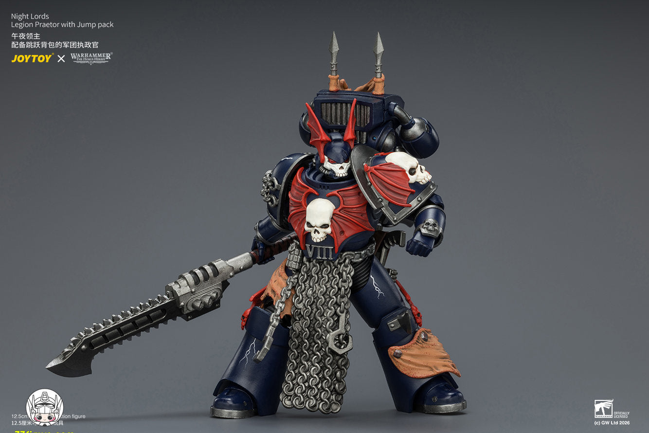 【予約商品】ジョイトイ JoyToy Source 1/18『ウォーハンマー ホルスの異端』ナイト・ロード レギオン・プラエトル ジャンプパック付き 塗装済み可動フィギュア