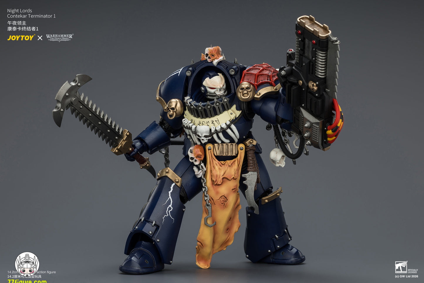 【予約商品】ジョイトイ JoyToy Source 1/18『ウォーハンマー ホルスの異端』ナイト・ロード コンテカール・ターミネーター 1 塗装済み可動フィギュア
