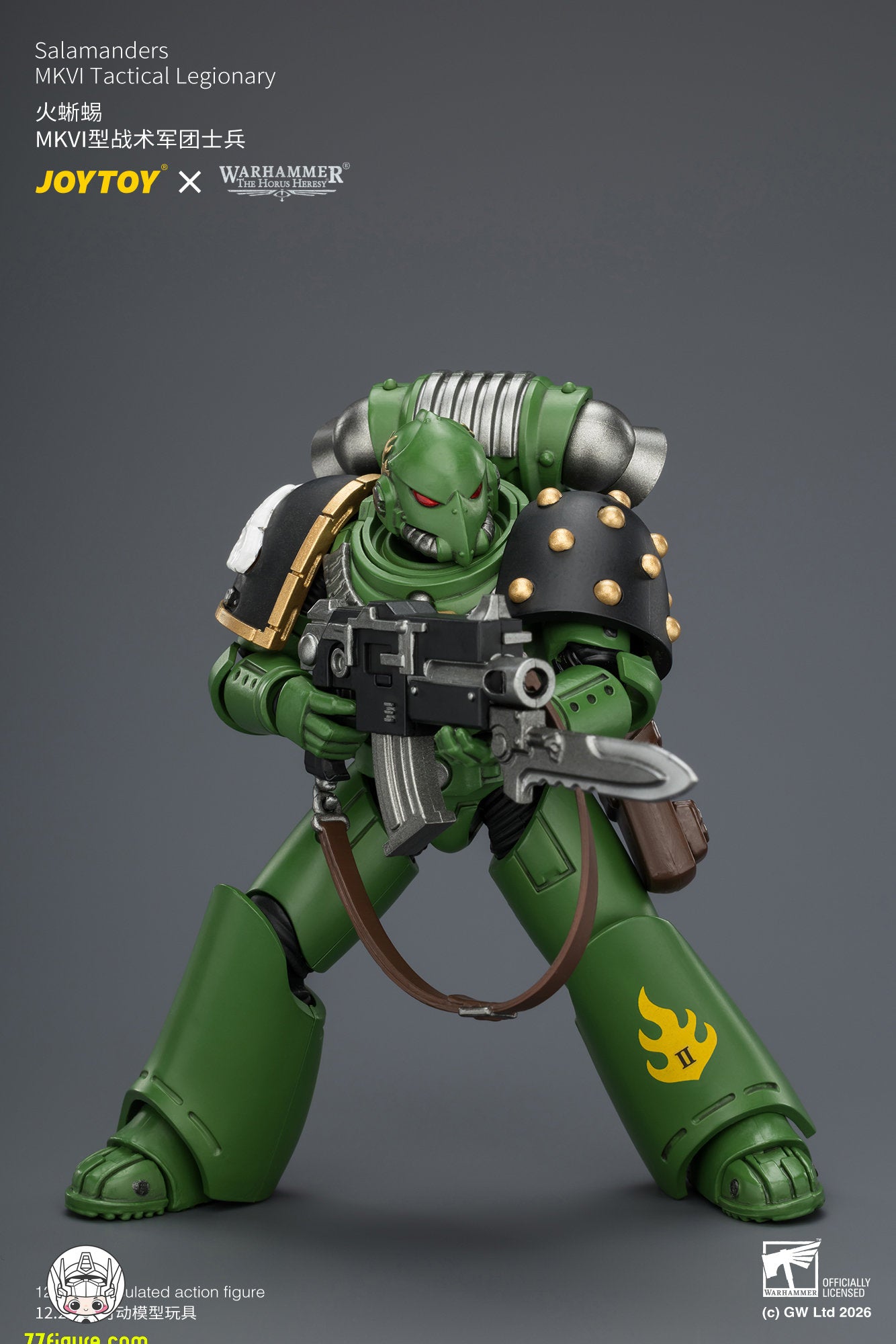 【予約商品】ジョイトイ JoyToy Source 1/18『ウォーハンマー ホルスの異端』サラマンダー MKVI戦術軍団兵 塗装済み可動フィギュア