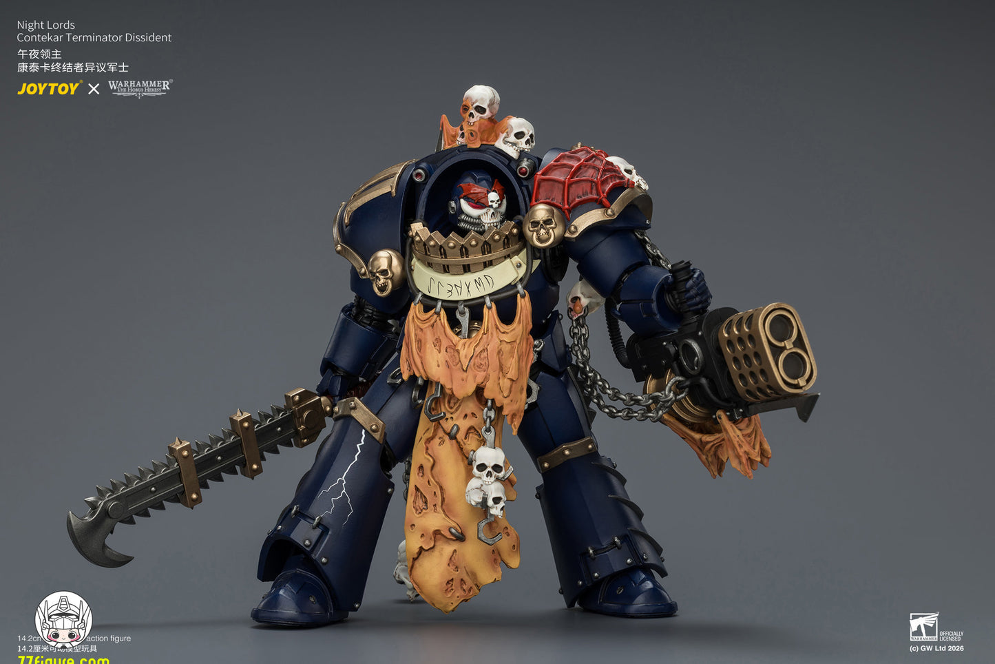 【予約商品】ジョイトイ JoyToy Source 1/18『ウォーハンマー ホルスの異端』ナイト・ロード コンテカール・ターミネーター ディシデント 塗装済み可動フィギュア