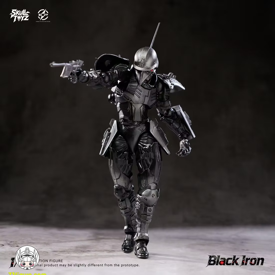 【予約商品】Skull Toyz x Snake 1/12 ブラックアイアン サイバー・ソロ 塗装済み可動フィギュア
