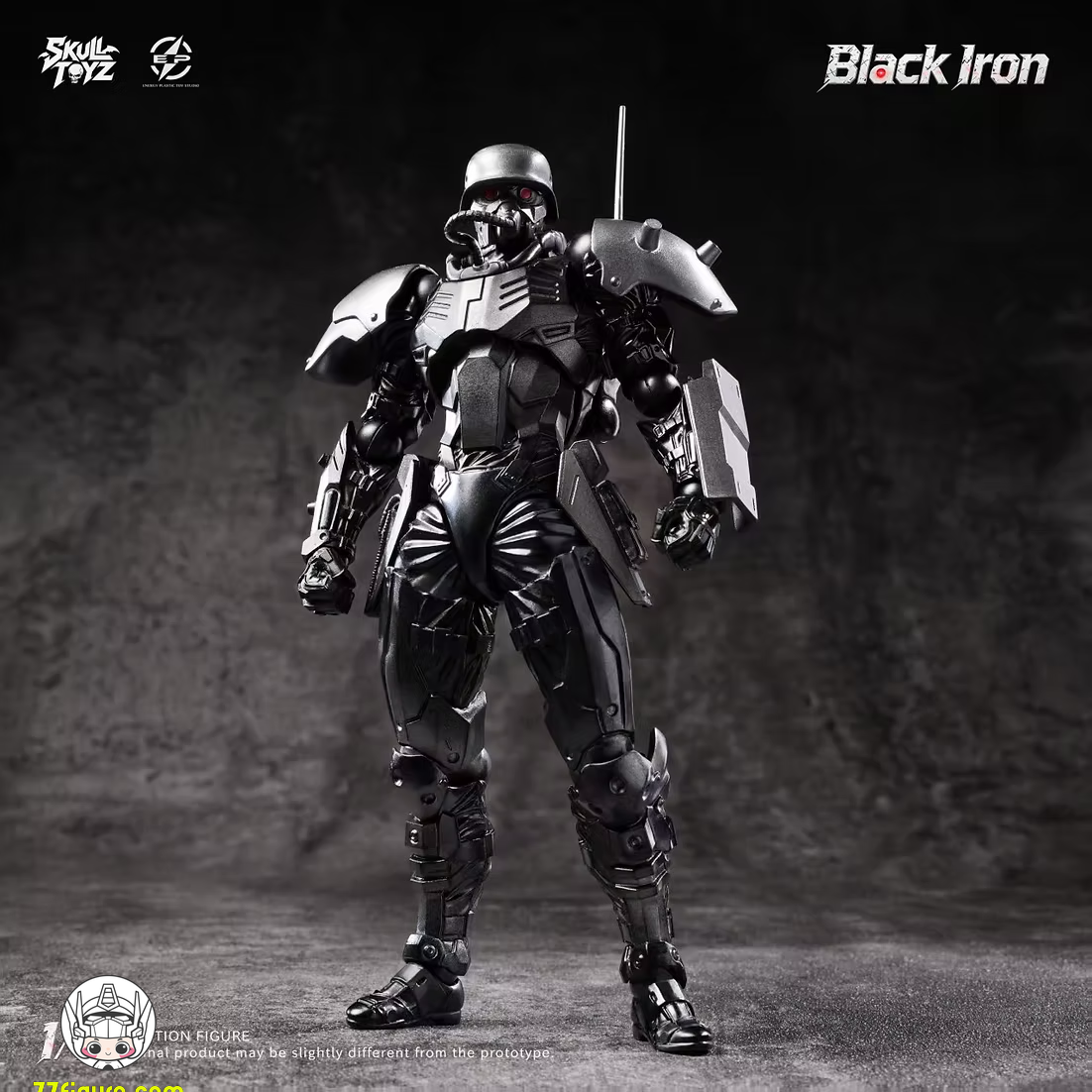 【予約商品】Skull Toyz x Snake 1/12 ブラックアイアン クラシック・チーム 塗装済み可動フィギュア