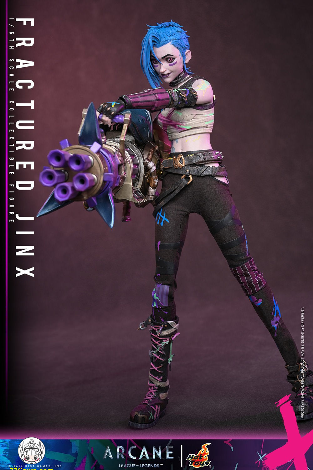 【予約商品】Hot Toys 1/6 TMS183 アーケイン フラクチャード・ジンクス 塗装済み可動フィギュア
