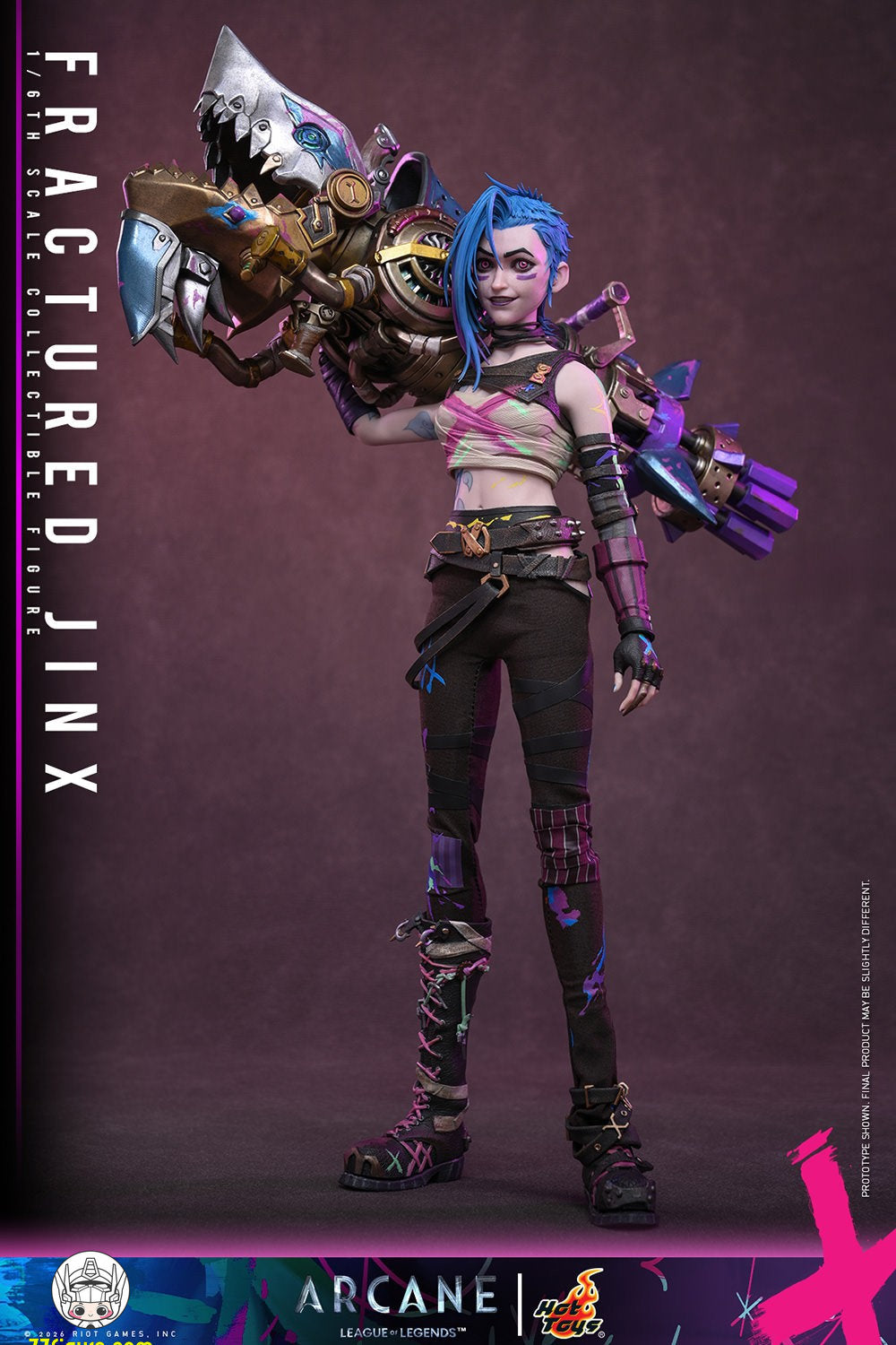 【予約商品】Hot Toys 1/6 TMS183 アーケイン フラクチャード・ジンクス 塗装済み可動フィギュア
