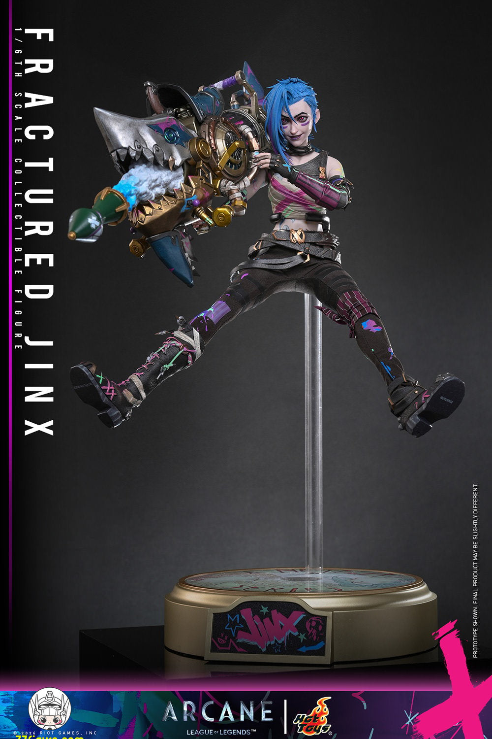 【予約商品】Hot Toys 1/6 TMS183 アーケイン フラクチャード・ジンクス 塗装済み可動フィギュア